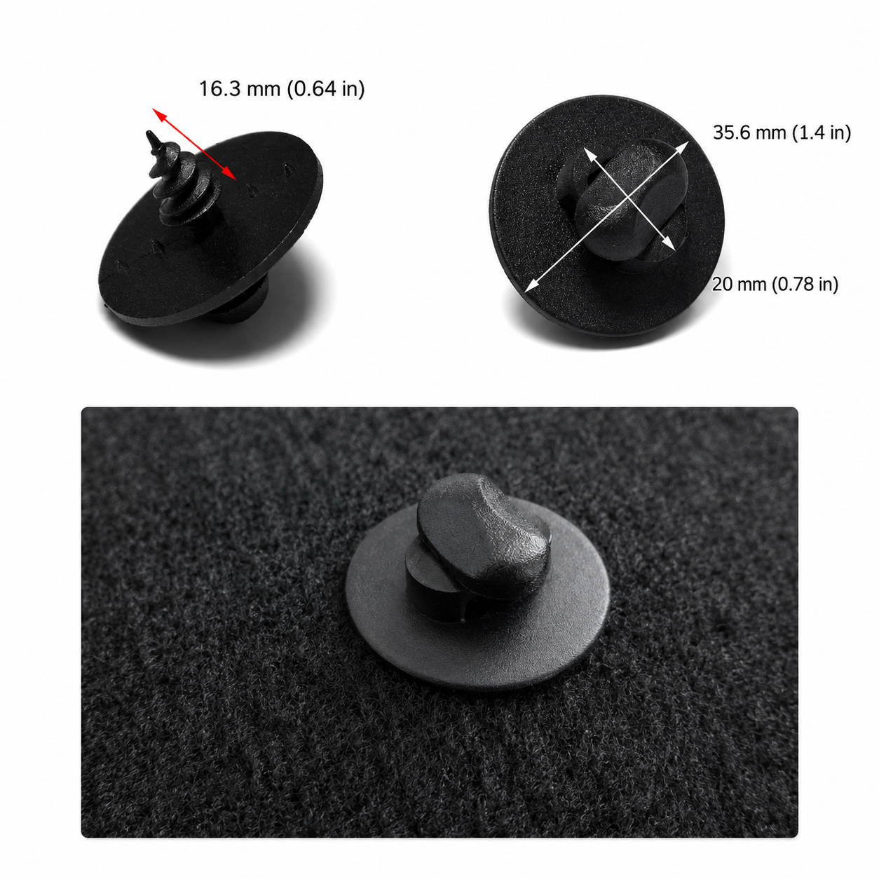 Oval Floor Fixation Screw for Audi, Volkswagen, Skoda | CFC02 - Image 8